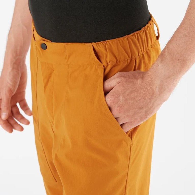 Yellow Salomon Outrack Men's Shorts | IE UX5819